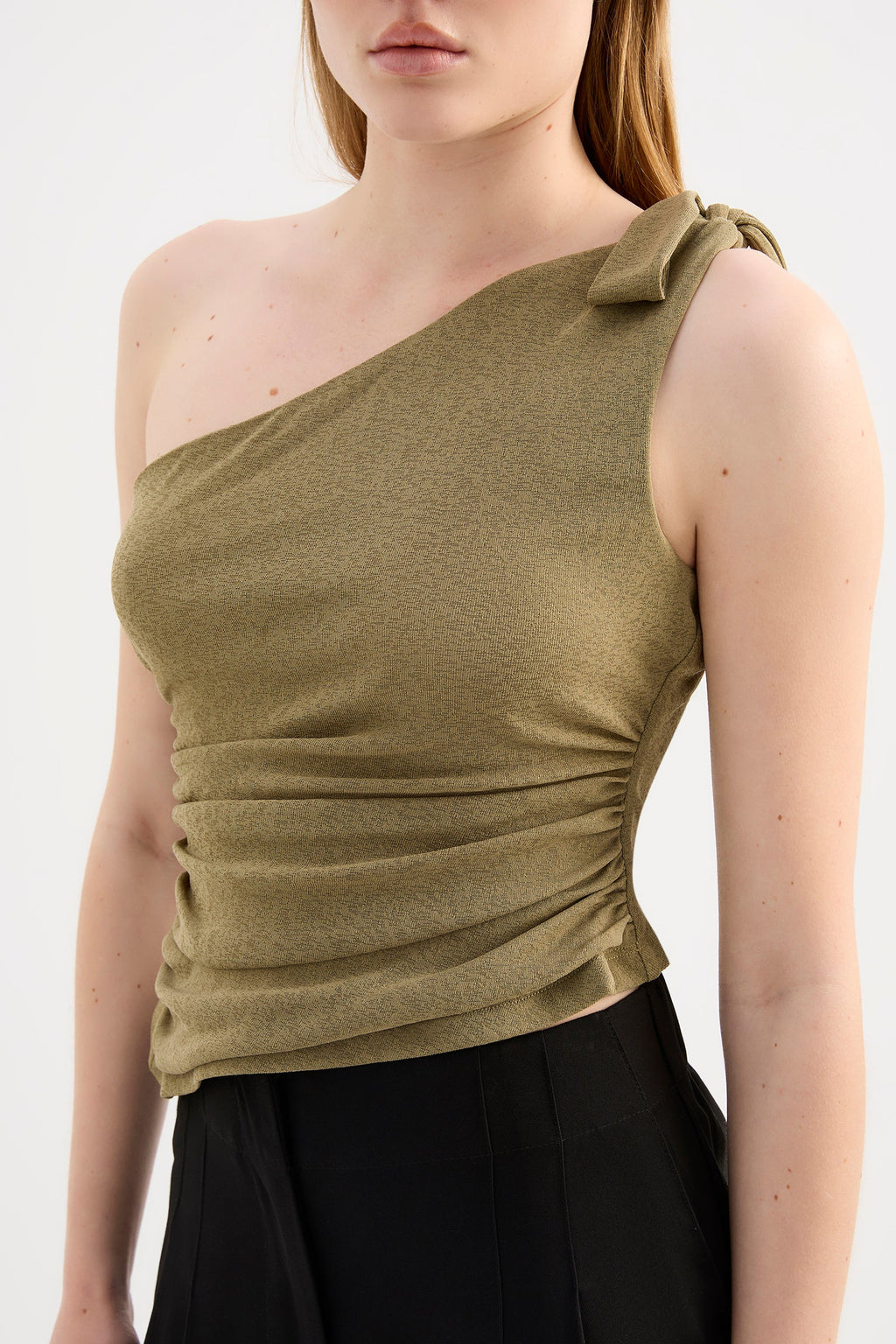FIORA MESH TOP | DEEP OLIVE