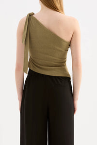 FIORA MESH TOP | DEEP OLIVE