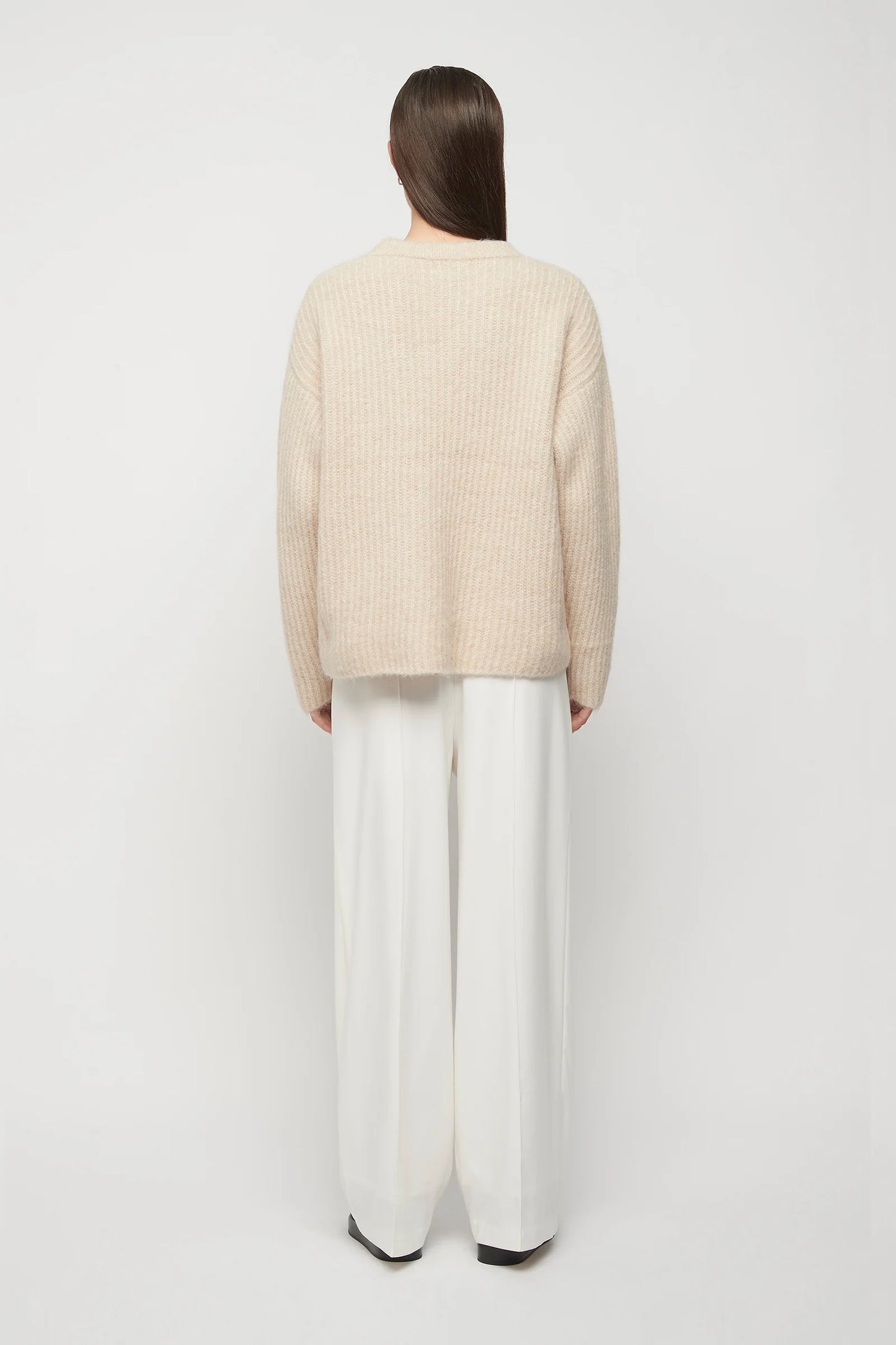 SMITH ALPACA WOOL KNIT | BONE