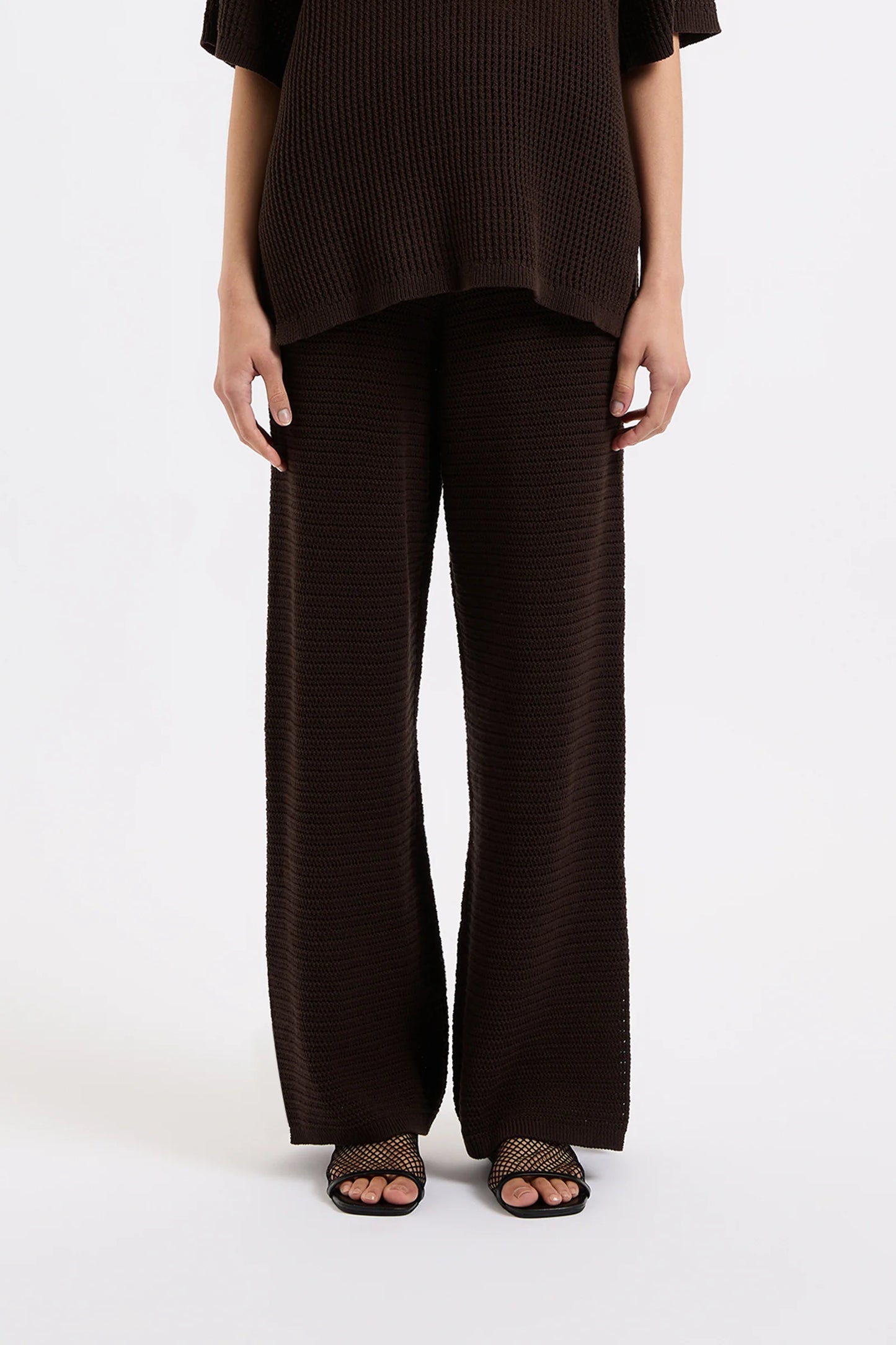 WILLOW CROCHET PANT | ESPRESSO