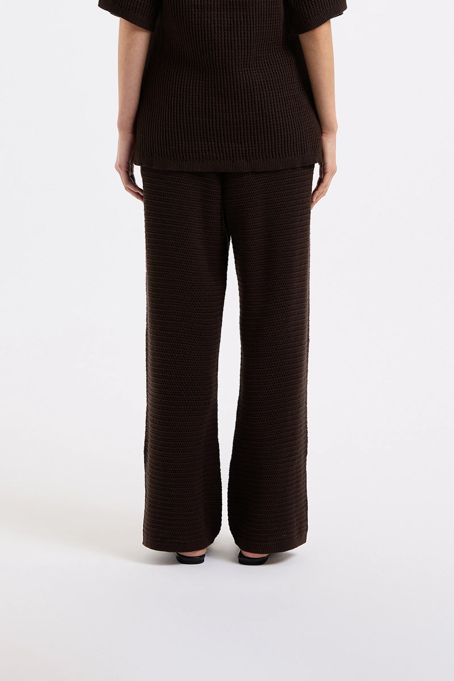 WILLOW CROCHET PANT | ESPRESSO