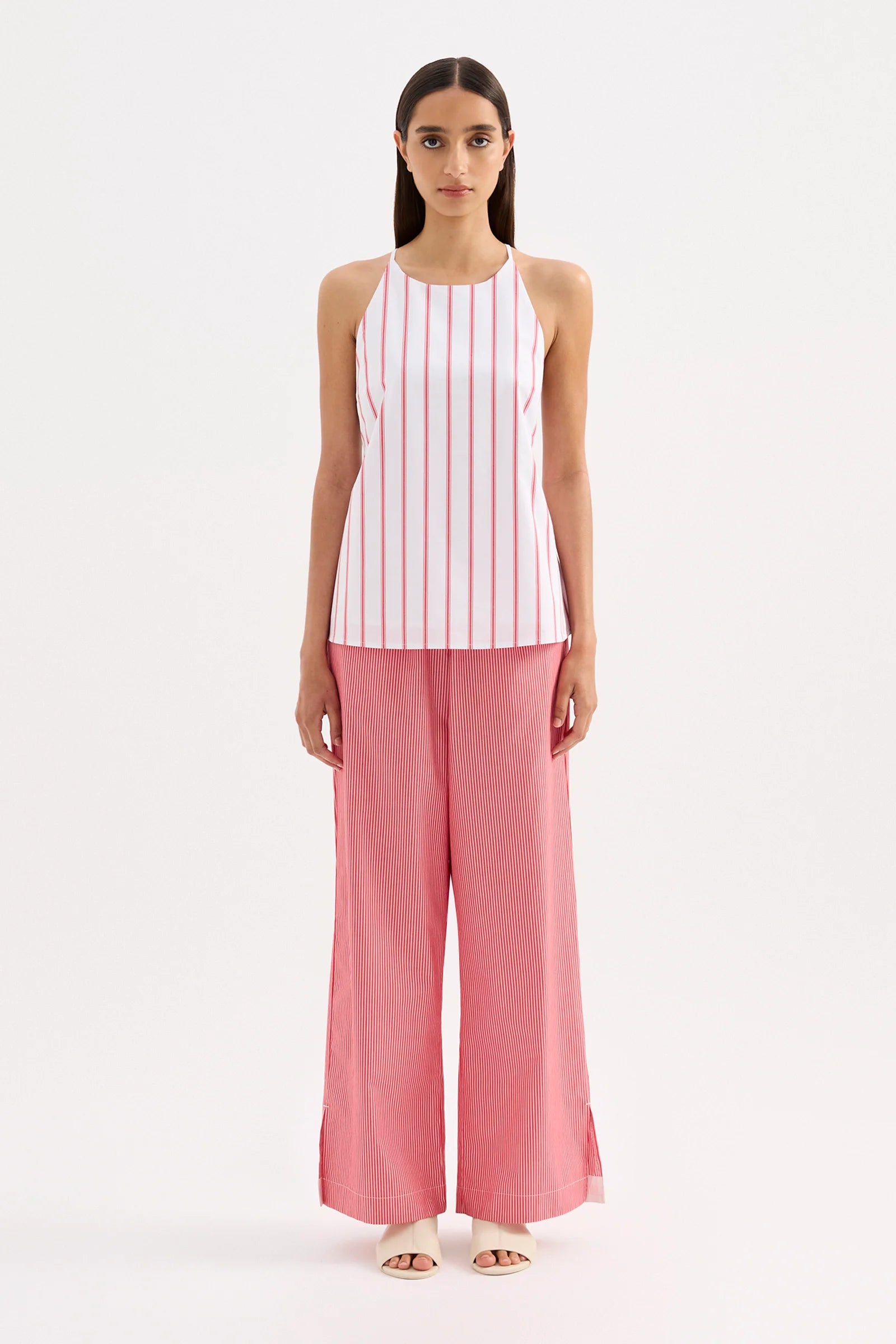 ANOUK STRIPE TOP | WHITE STRIPE