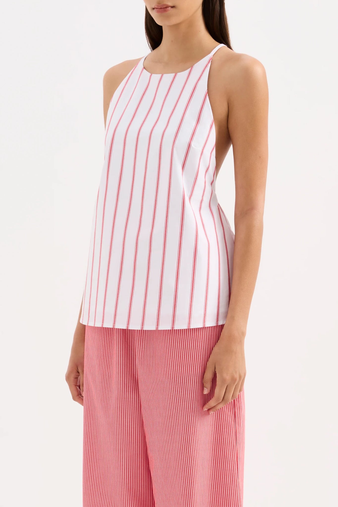 ANOUK STRIPE TOP | WHITE STRIPE