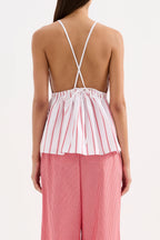 ANOUK STRIPE TOP | WHITE STRIPE
