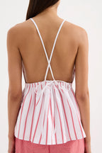 ANOUK STRIPE TOP | WHITE STRIPE