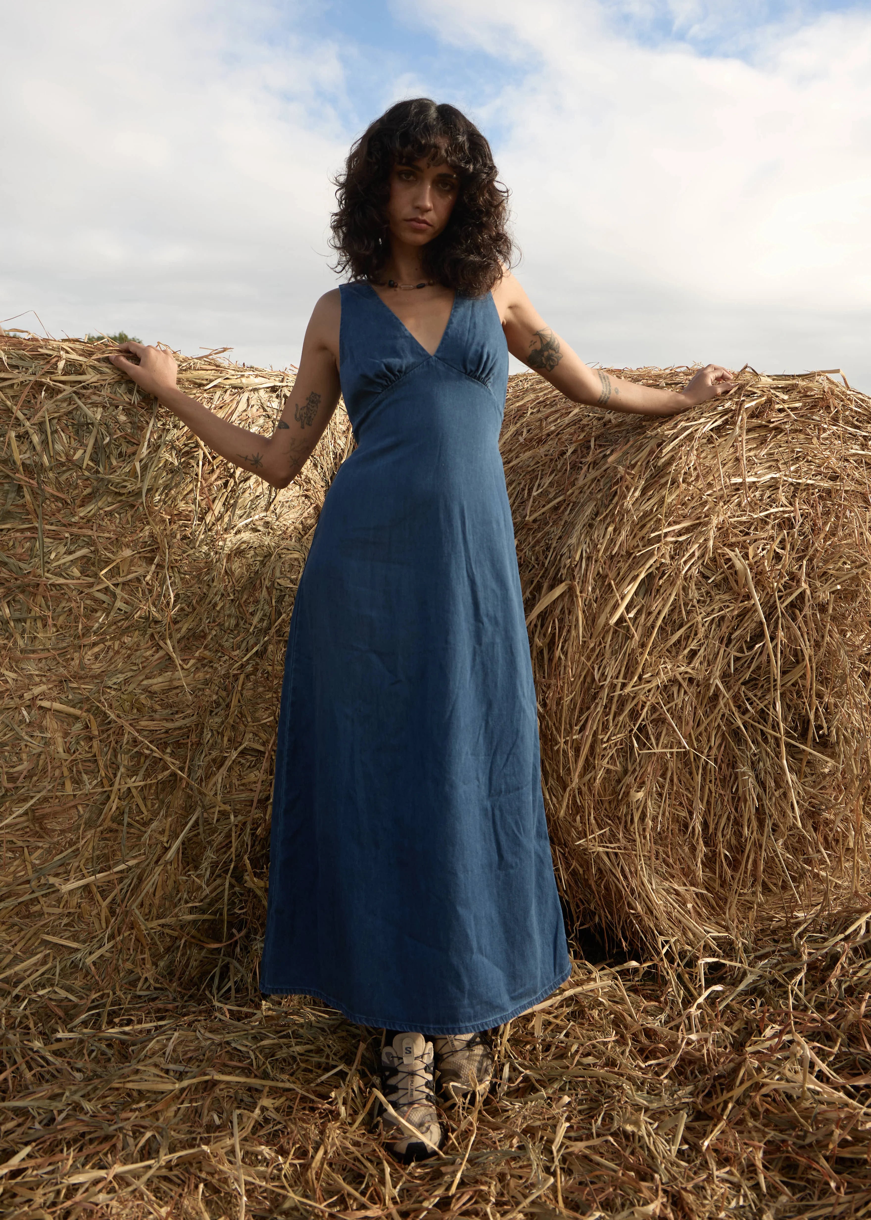 PALMER MAXI DRESS | INK
