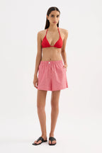 ANOUK STRIPE SHORT | RED STRIPE