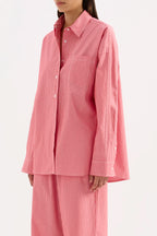 ANOUK STRIPE SHIRT | RED STRIPE
