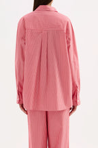 ANOUK STRIPE SHIRT | RED STRIPE