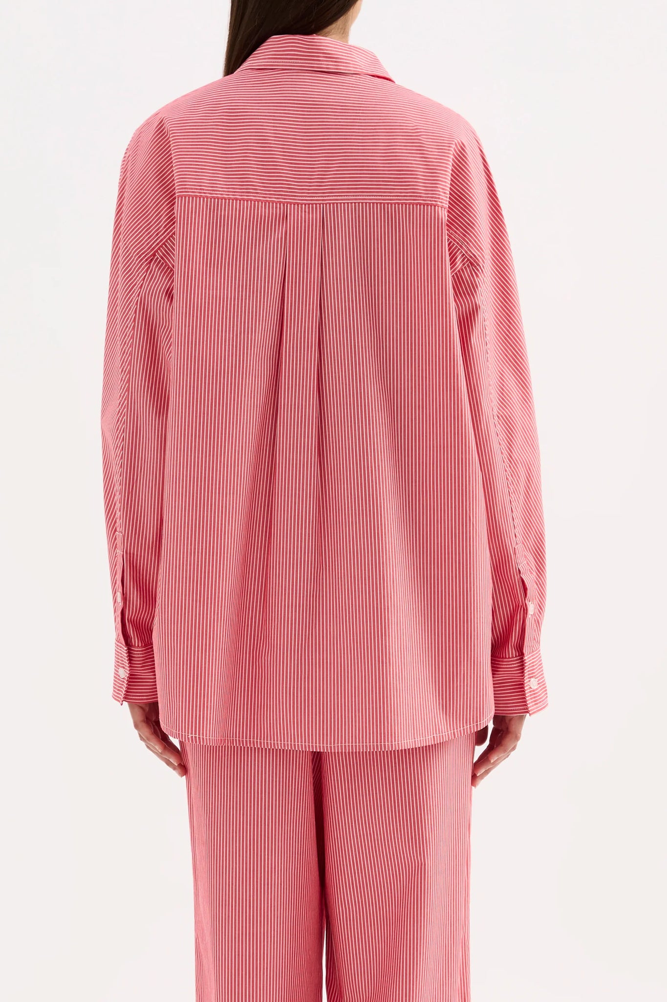 ANOUK STRIPE SHIRT | RED STRIPE