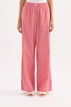 ANOUK STRIPE PANT | RED STRIPE