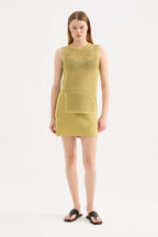 MARLO KNIT SKIRT | KIWI