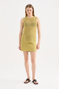 MARLO KNIT SKIRT | KIWI