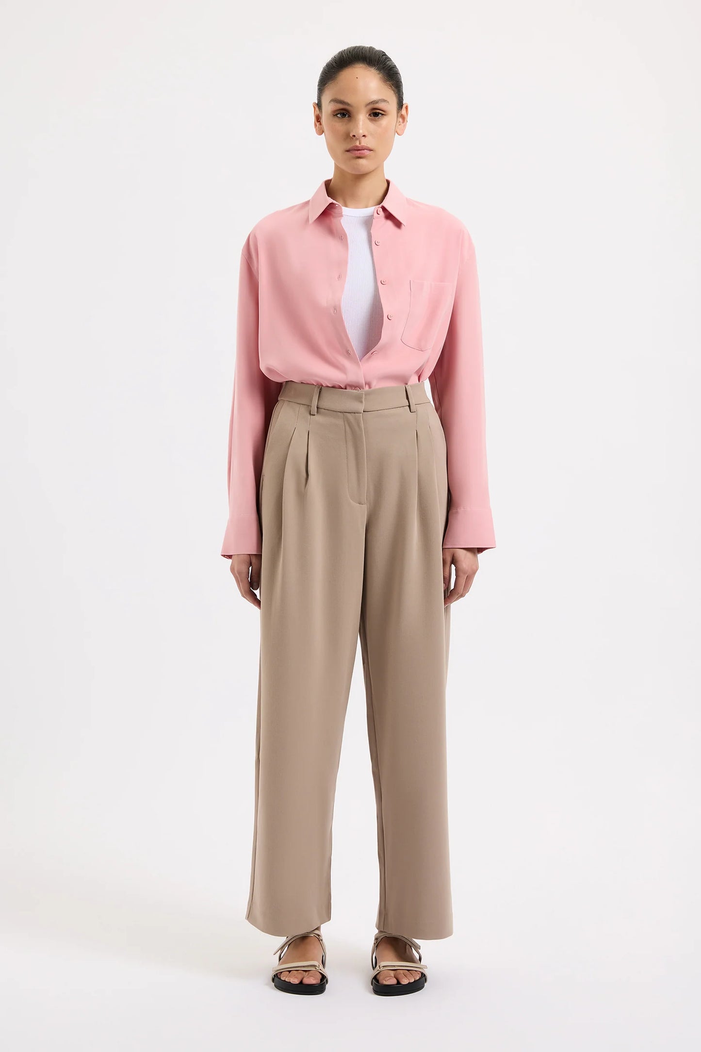 JIRO TAILOURED PANT | TAUPE