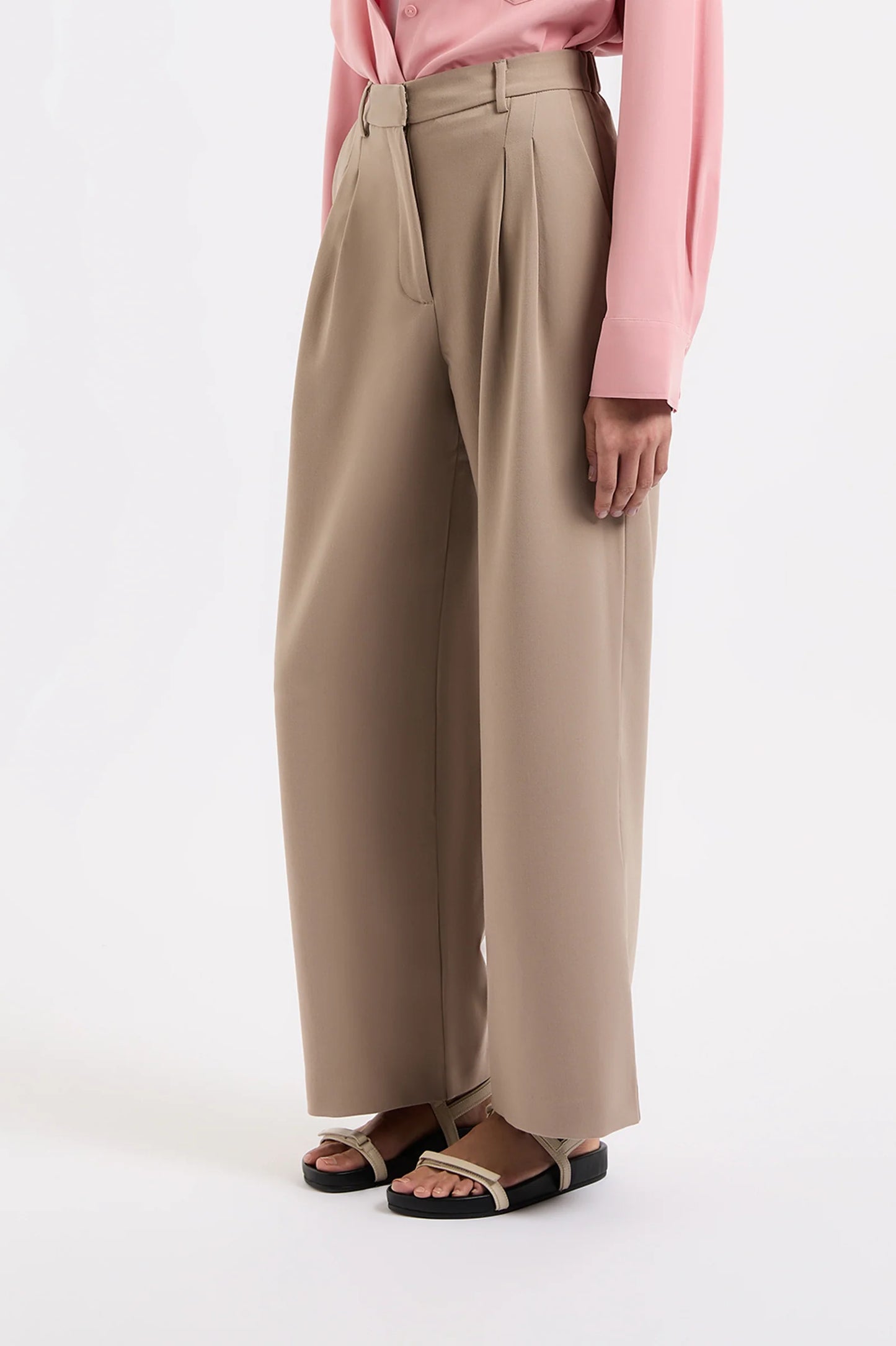 JIRO TAILOURED PANT | TAUPE