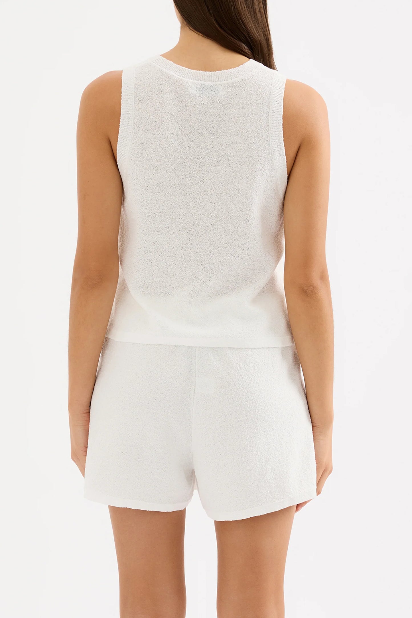 ZOSIA KNIT TANK | WHITE