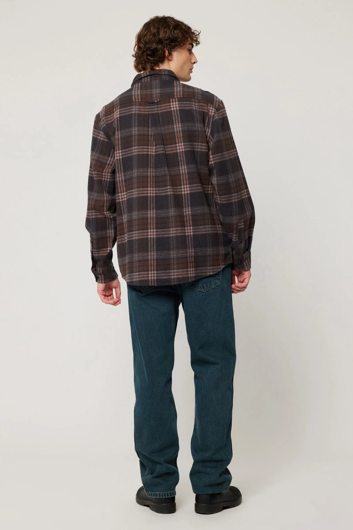 TRAILER CHECK SHIRT | BROWN