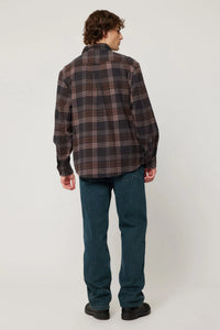 TRAILER CHECK SHIRT | BROWN