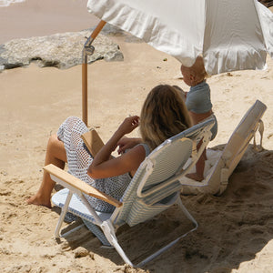 DELUXE BEACH CHAIR | BLUE STRIPE