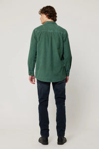 WAFFLE CORD SHIRT | TRADE GREEN