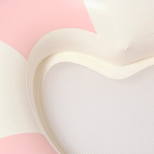 LUXE TUBE POOL RING | STOLE MY HEART PINK STRIPE
