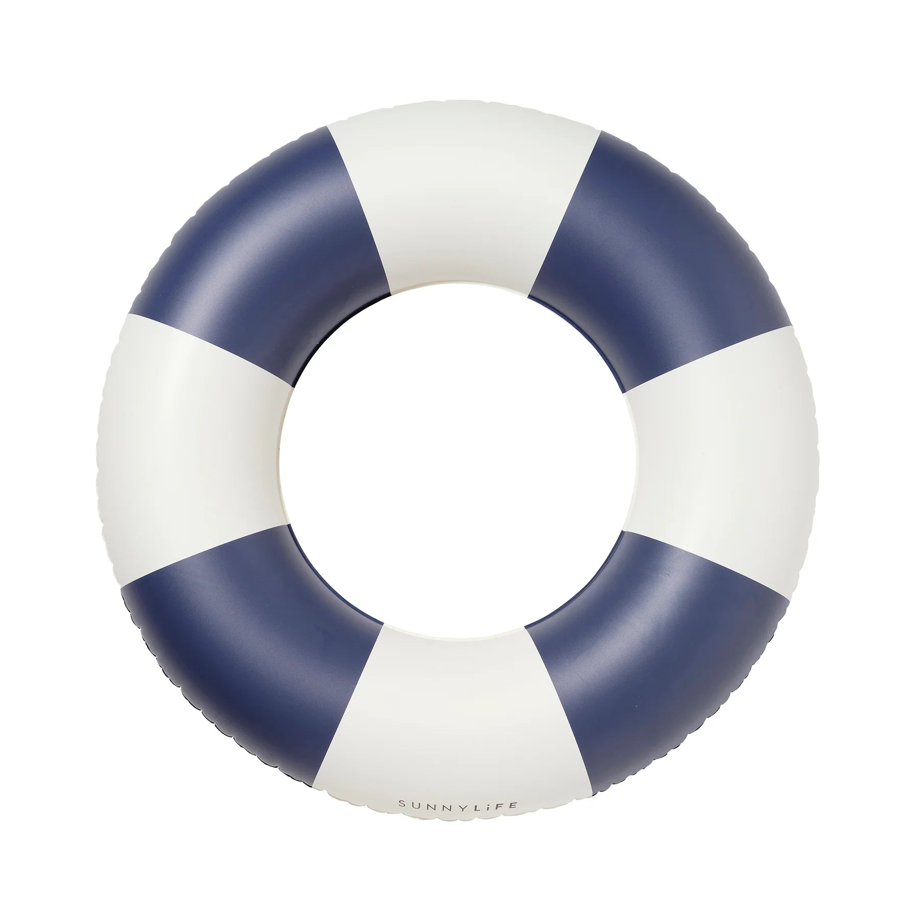 SLIM TUBE POOL RING | NAVY STRIPE