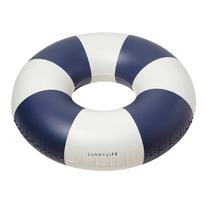 POOL RING | NAVY STRIPE