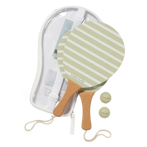 VINTAGE BEACH PADDLES LA PALMA | SAGE STRIPE