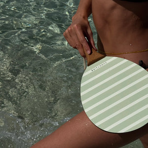 VINTAGE BEACH PADDLES LA PALMA | SAGE STRIPE