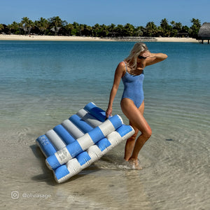 LUXE LILO | BLUE STRIPE