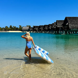 LUXE LILO | BLUE STRIPE