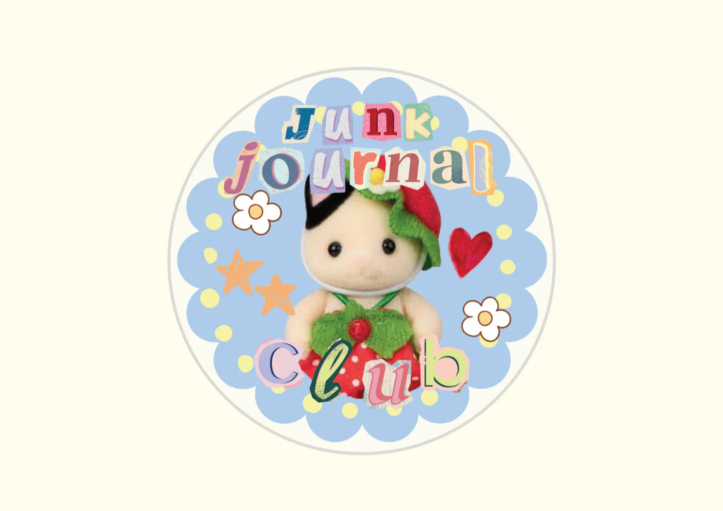 JUNK JOURNAL CLUB STICKER