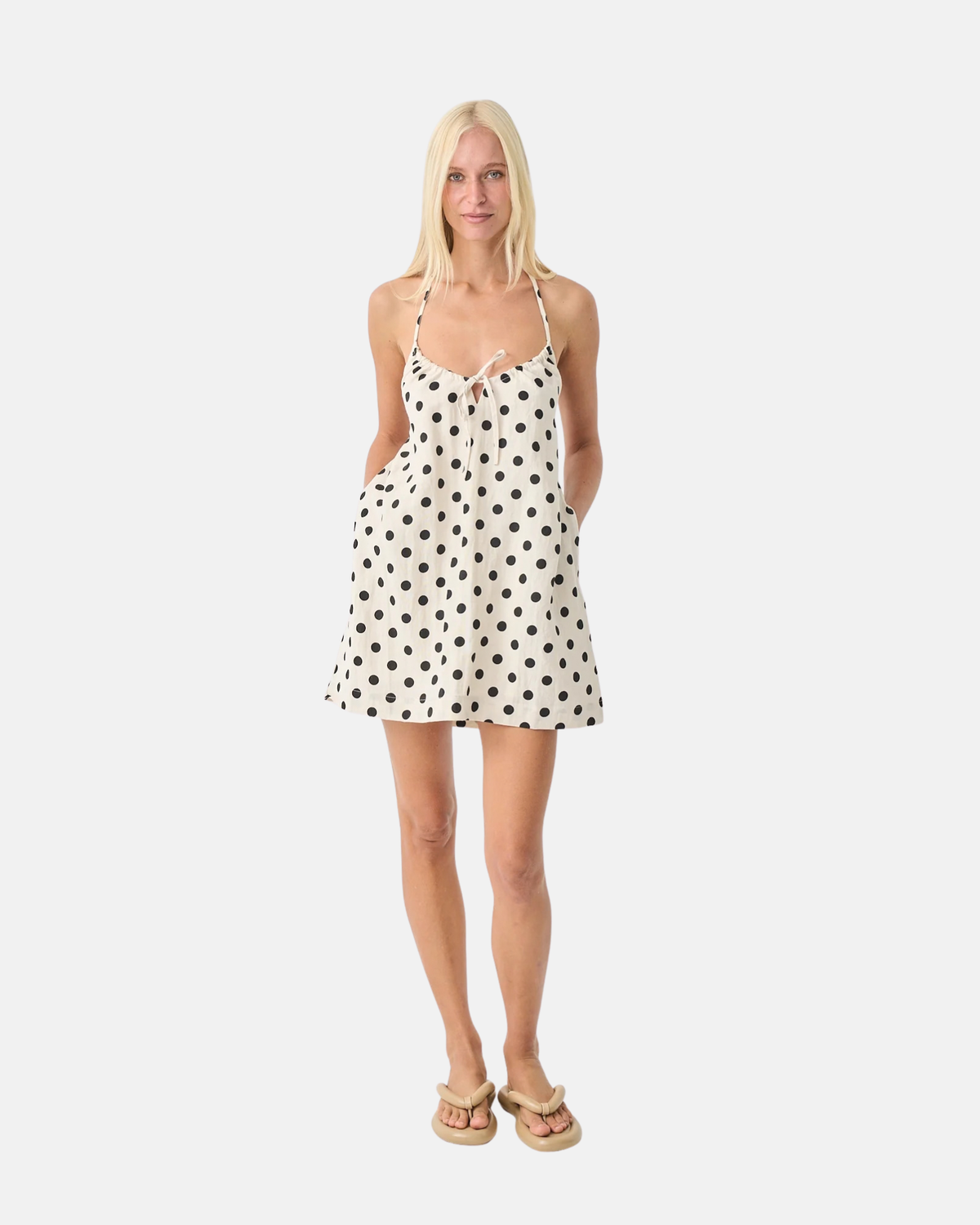 Near The Sea Dune Dress Polka Dot