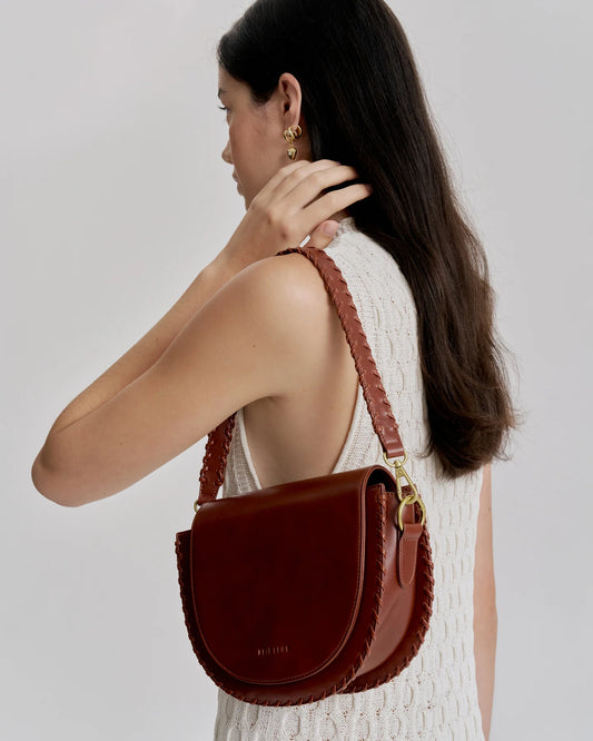 DAPHNE SHOULDER BAG SADDLE