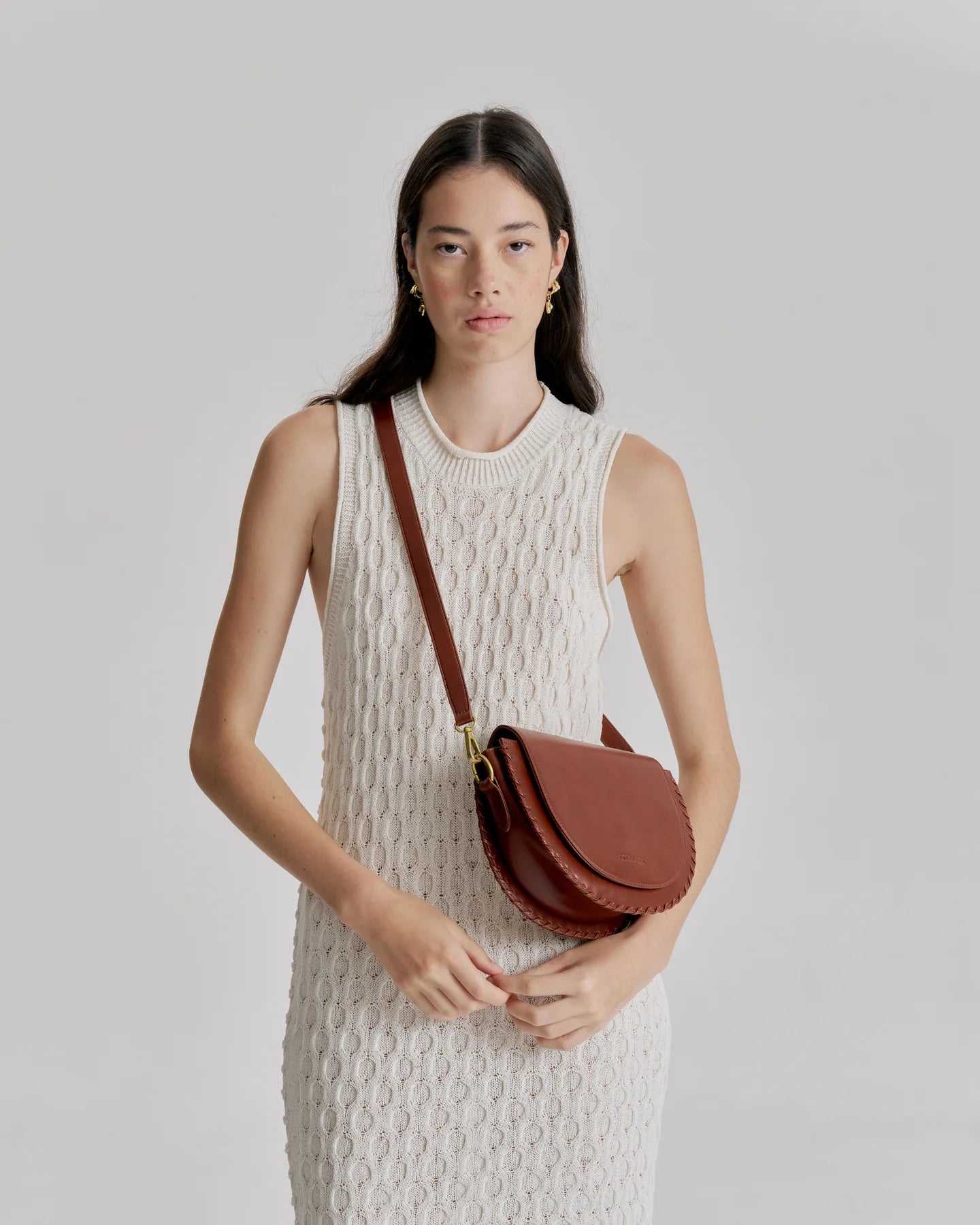 DAPHNE SHOULDER BAG SADDLE