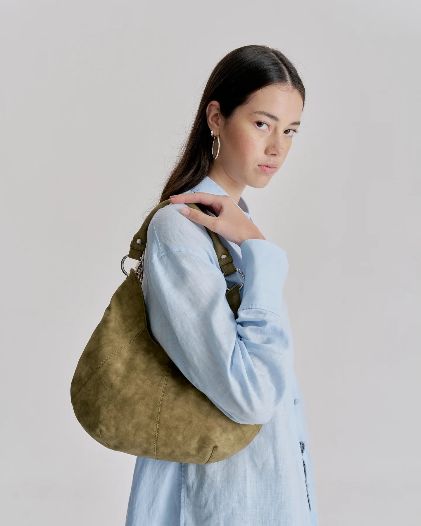 MISCHA SHOULDER BAG | MOSS CORN LEATHER