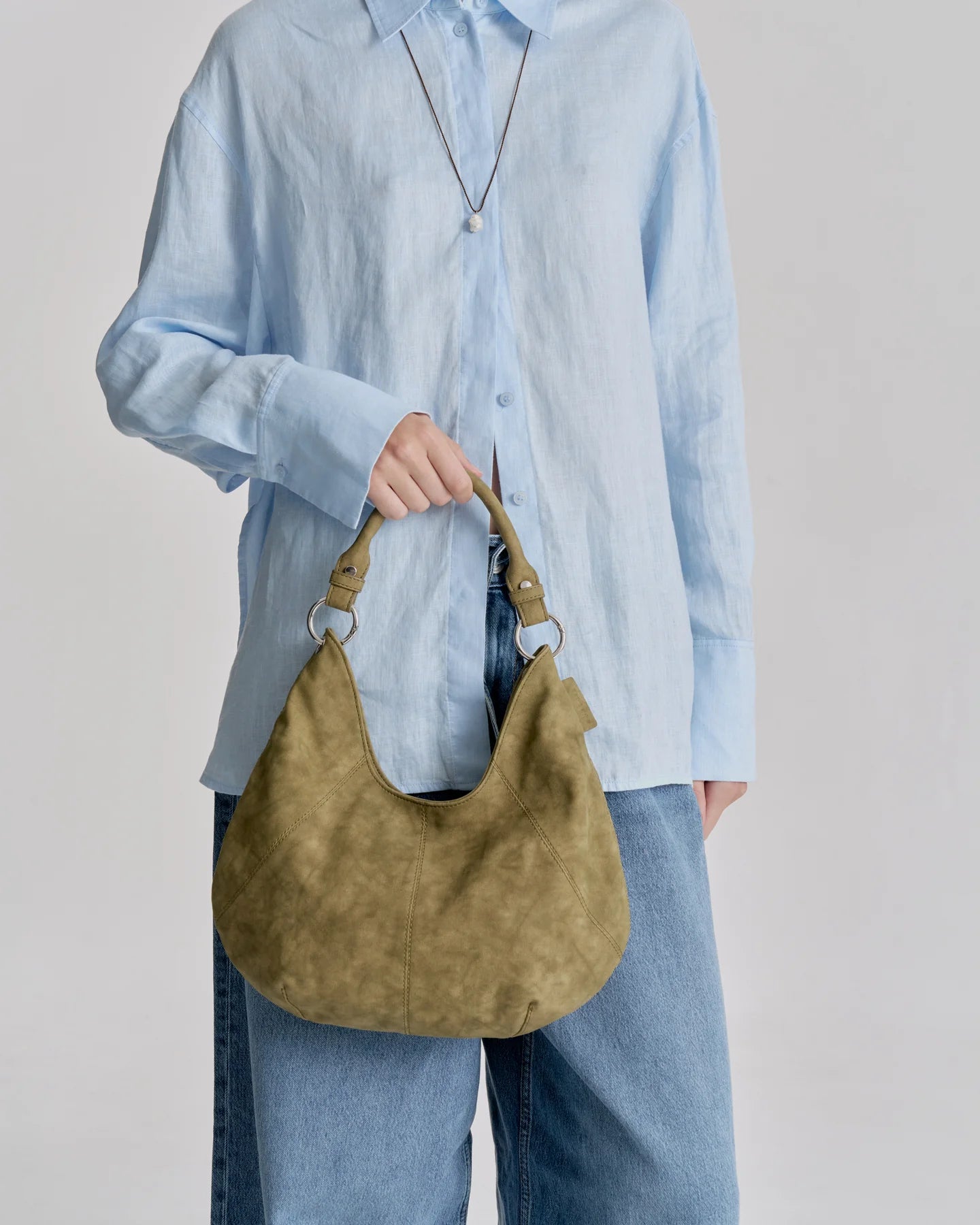 MISCHA SHOULDER BAG | MOSS CORN LEATHER