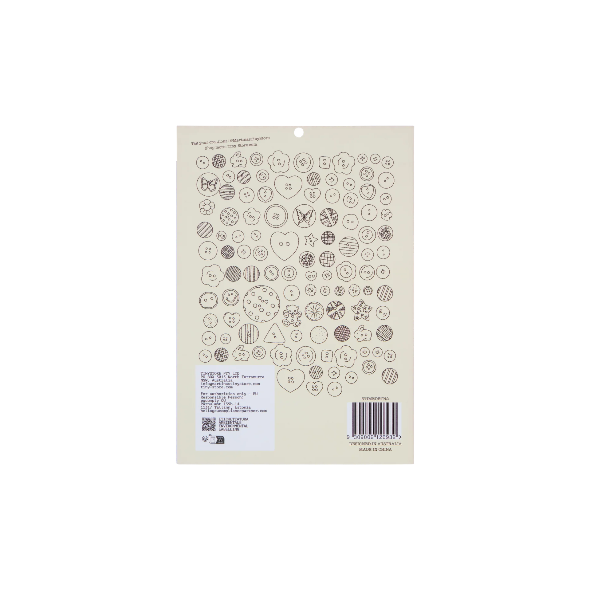MARTINA'S TINY STORE NEW BUTTON STICKERS V2 | 105+ BUTTONS!