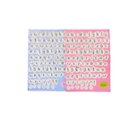 MARTINA'S TINY STORY WHIMSICAL (3D!) LETTER STICKERS | 2X SHEETS