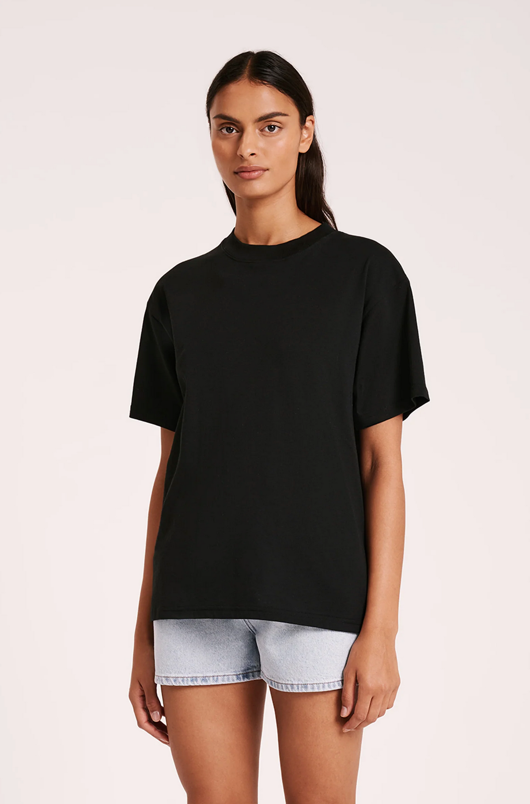 ORGANIC BOYFRIEND TEE | BLACK