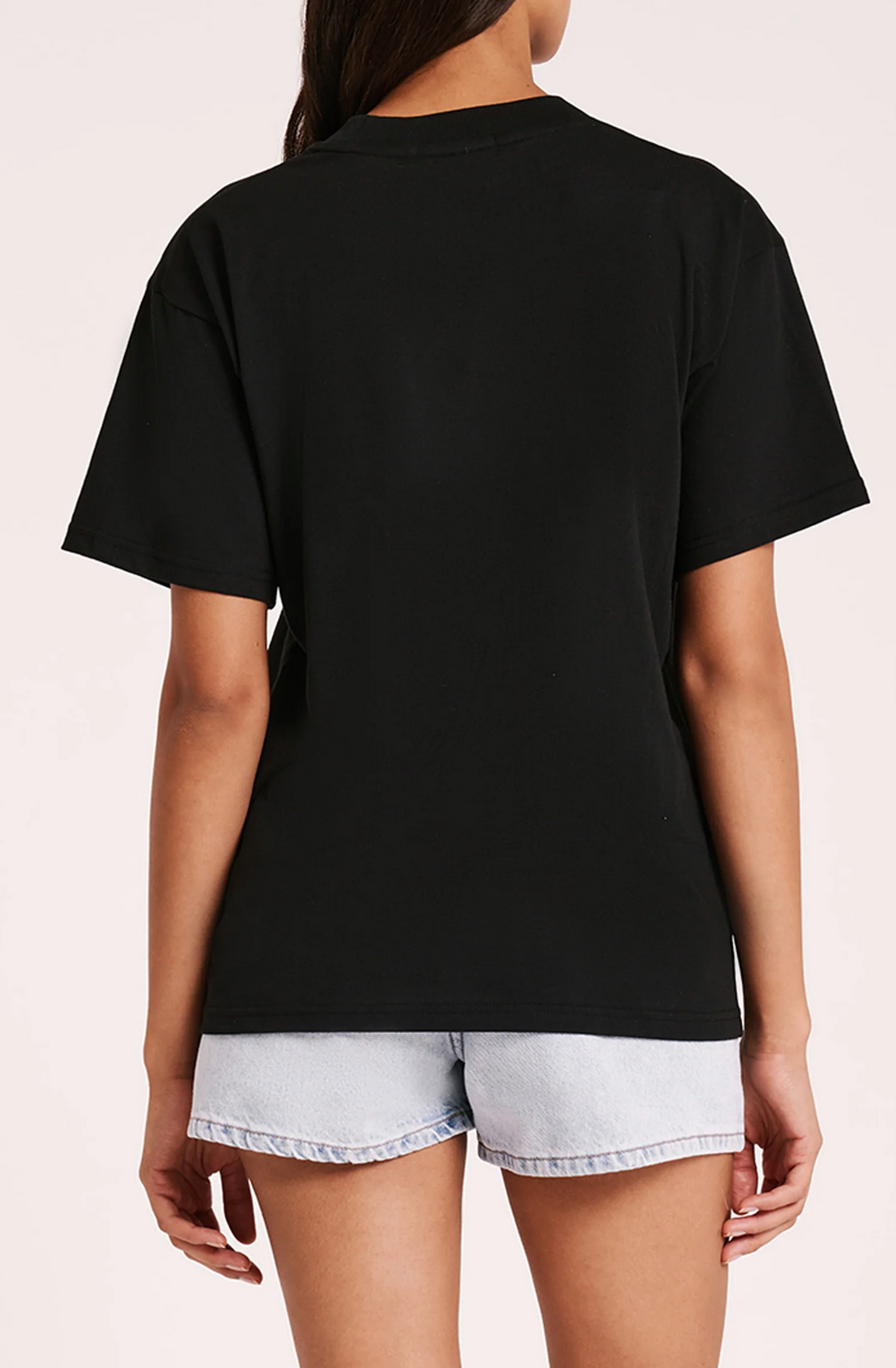 ORGANIC BOYFRIEND TEE | BLACK