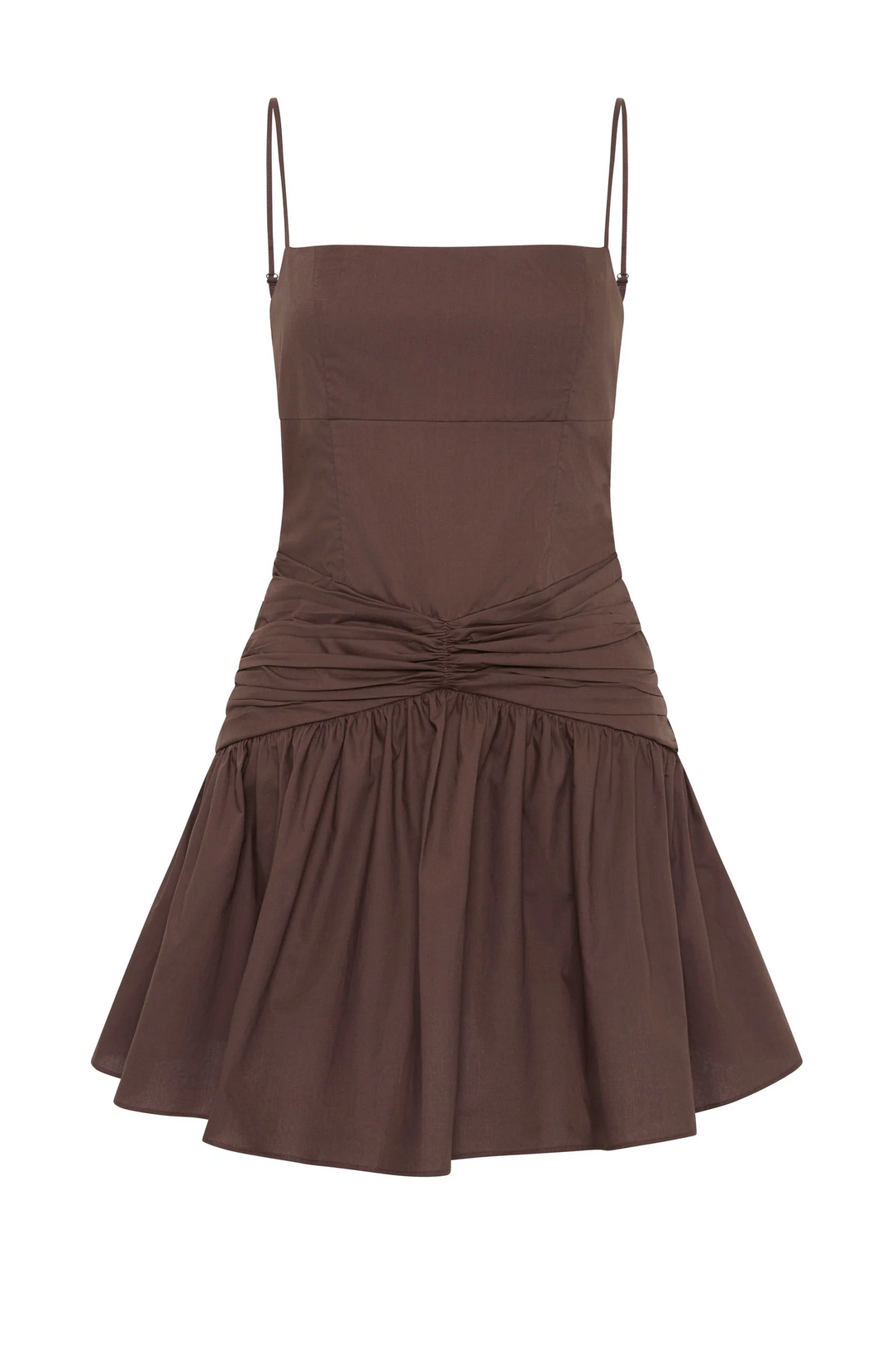 SKARLA MINI DRESS | CHOCOLATE