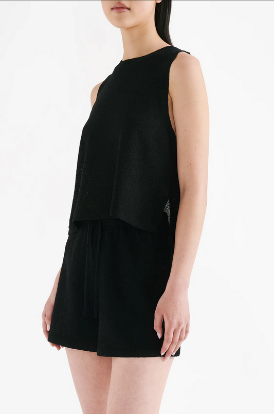 ZOSIA KNIT TANK | BLACK