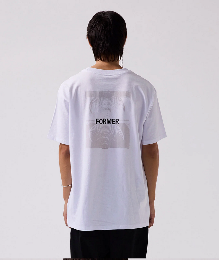 TWO TONE CRUX T-SHIRT | WHITE