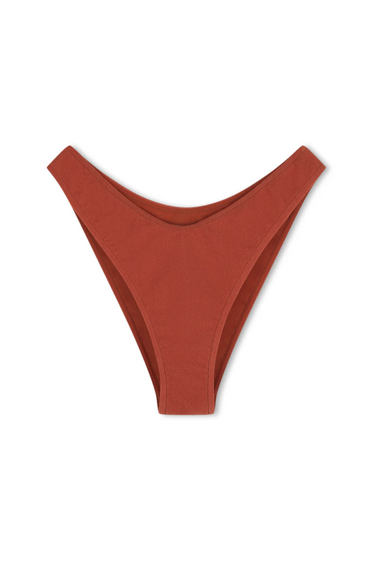 EARTH RED TEXTURED CURVE BRIEF