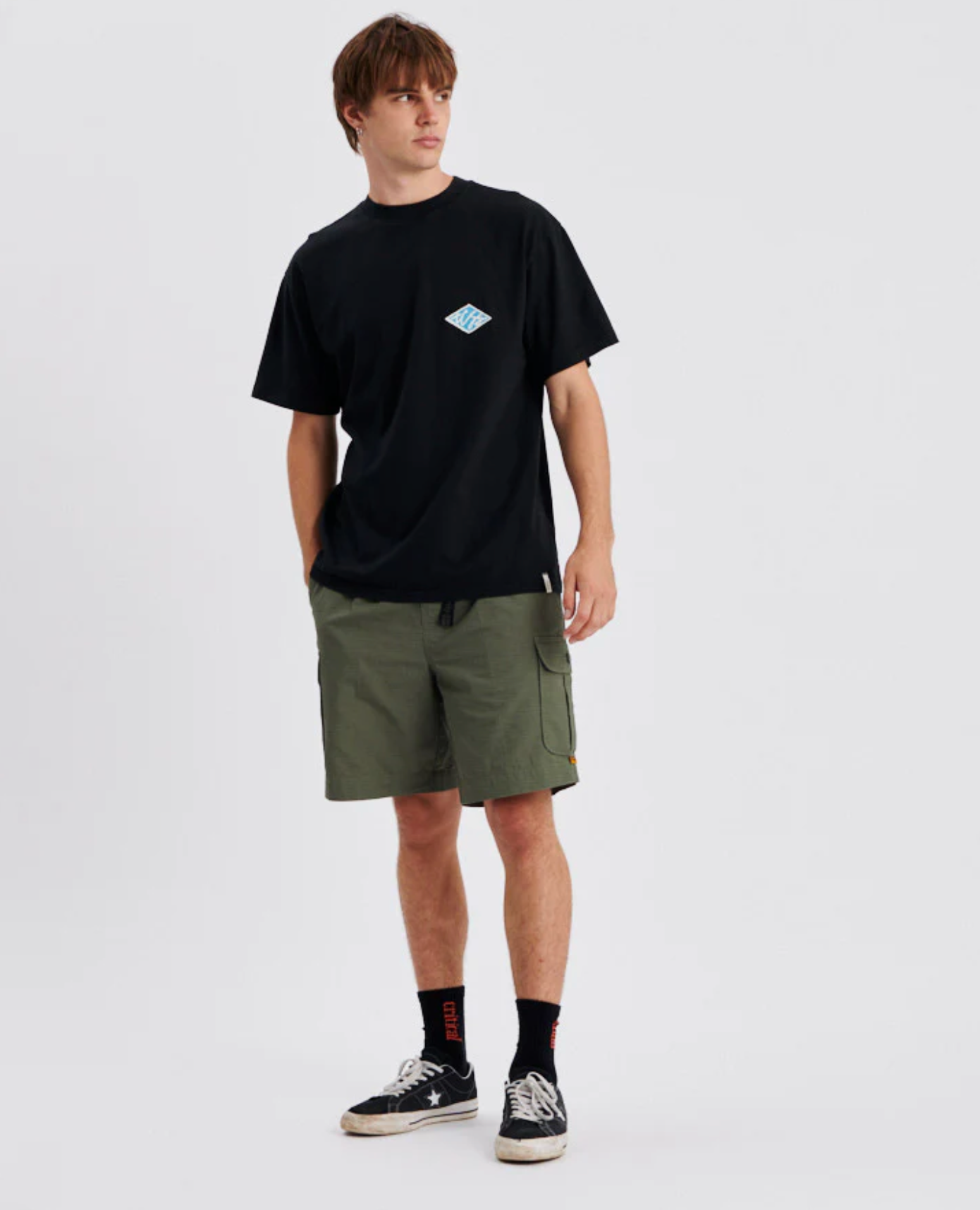 SCRIBBLE TEE | VINTAGE BLACK