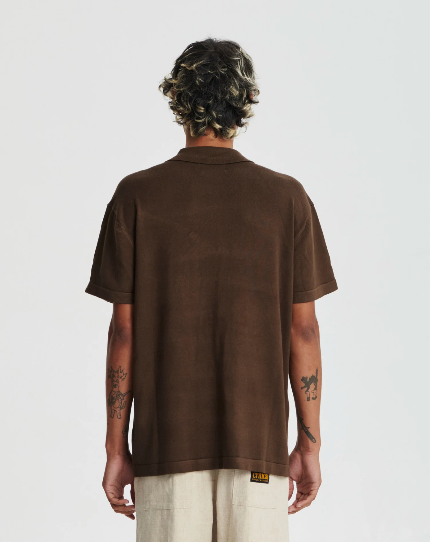 HUMBUG KNIT SHIRT | BROWN