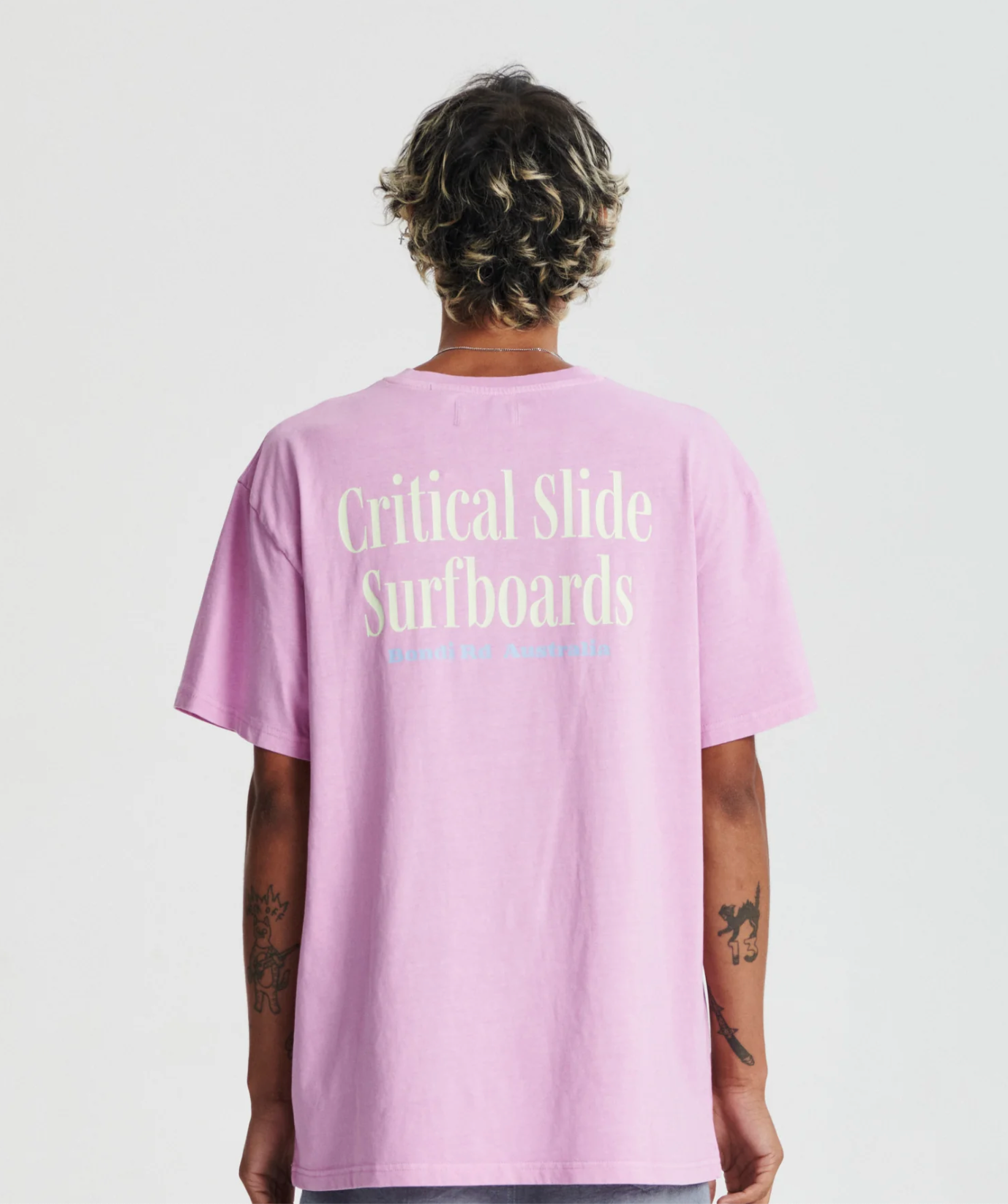 OFF SET TEE | PINK