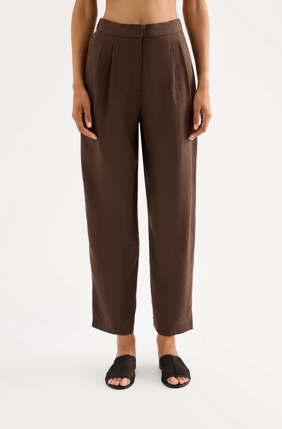 INGRID LINEN PANTS | CLOVE