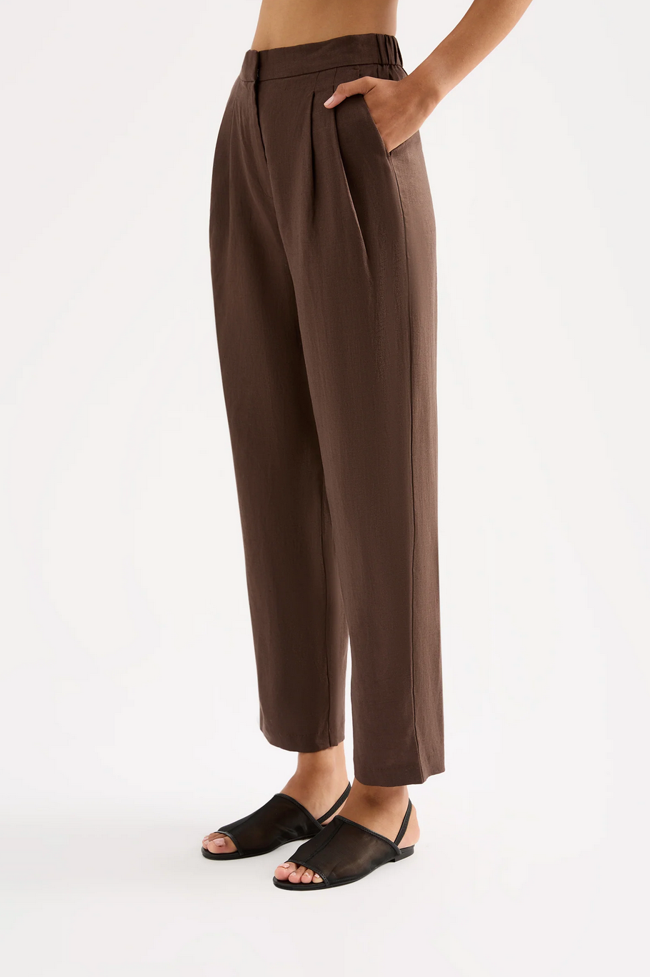 INGRID LINEN PANTS | CLOVE